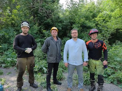 Начало выполнения программы добрых дел в Новоильинском районе